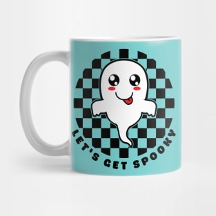 Cute Spooky Halloween Ghost Let's Get Spooky Mug